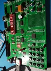 STC15系列單片機，用DS18B20做溫度檢測PCF8591做電壓輸出，可進行溫度參數調節#單片機 