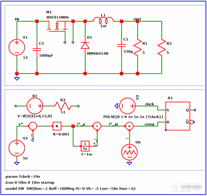 <b class='flag-5'>LTspice</b><b class='flag-5'>仿真</b>Buck<b class='flag-5'>輸出</b>電壓反饋