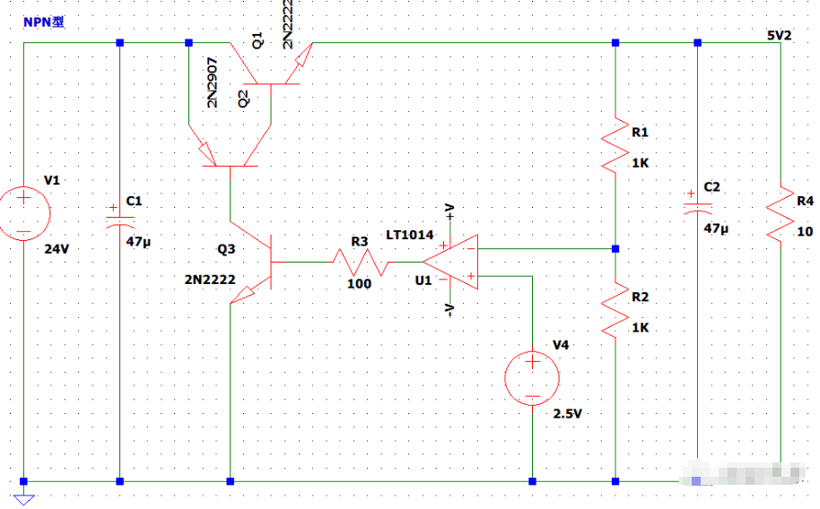 NPN<b class='flag-5'>型</b>和PNP<b class='flag-5'>型</b>的串聯(lián)<b class='flag-5'>穩(wěn)壓電路</b><b class='flag-5'>講解</b>