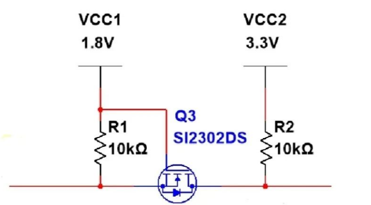 介绍一种单MOS管的双向电平转换电路