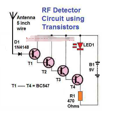分享兩個容易構建的RF檢波器電路