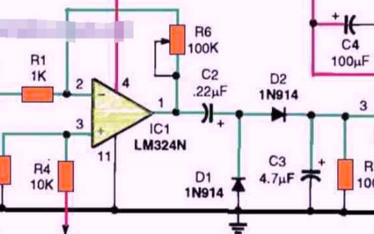 使用电流互感器监控220V交流负载电流的电路