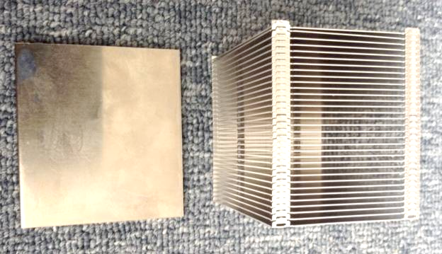 铝制散热器采用高频焊接的效果