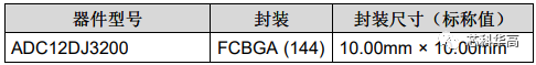 一颗模数转换器芯片（ADC12DJ3200）的结构原理及特性