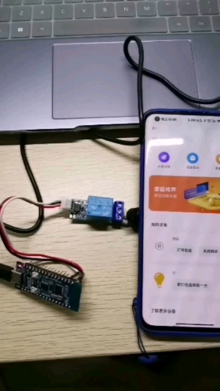 兑换的ESP32C3完成小爱同学联动MQTT通信的继电器模块
#物联网 #ESP32 