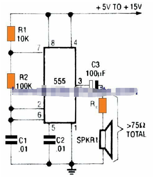 如何使用IC555创建6个有趣的<b>警报</b>器和<b>警报</b>音效发生器<b>电路</b>