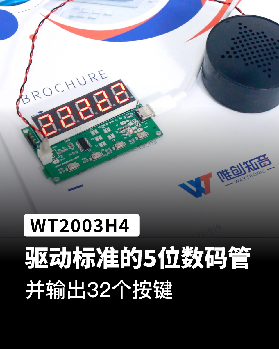 WT2003H4 五位数码管显示驱动 芯片