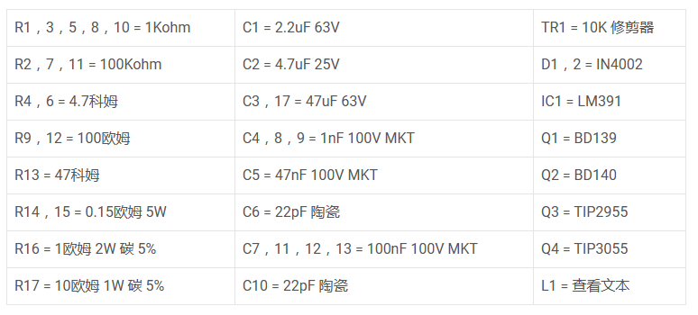 音频放大器