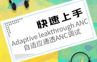 Adaptive leakthrough ANC自適應通透ANC調試快速上手2