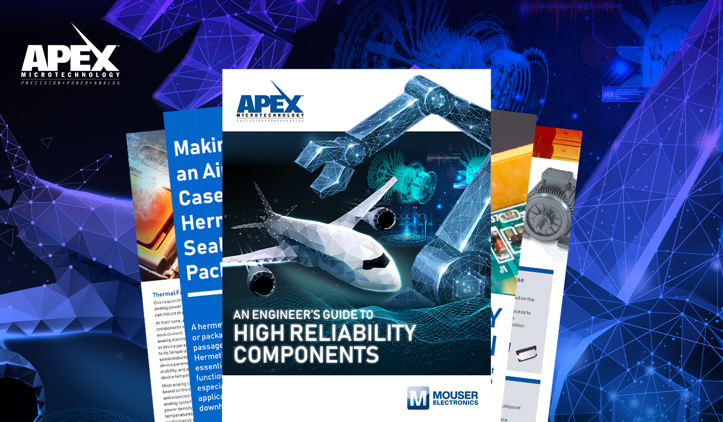 贸泽联手Apex Microtechnology推出全新电子书 探索高可靠性设计中的挑战与难点