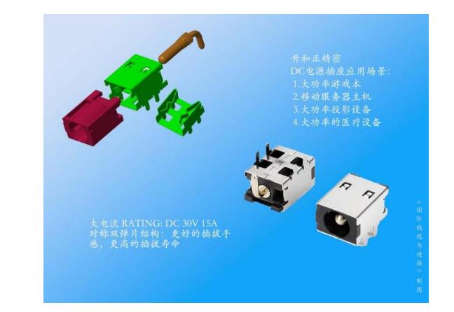 大電流DC電源插座 助力游戲筆記本穩(wěn)定使用