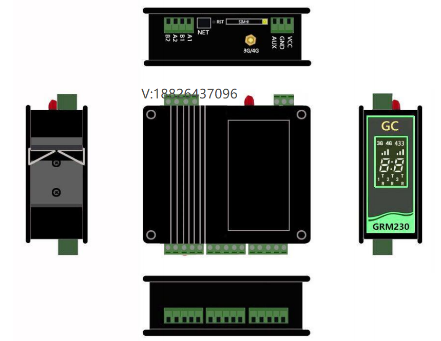 <b class='flag-5'>PLC</b>无线<b class='flag-5'>监控</b>短信报警巨控<b class='flag-5'>GRM</b>230系列<b class='flag-5'>GRM</b>232Q接线电气图详解说明