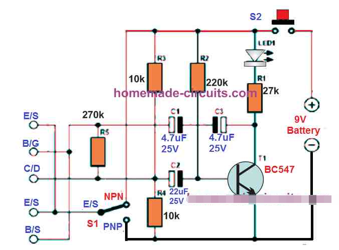 通用BJT/<b class='flag-5'>JFET</b>/<b class='flag-5'>MOSFET</b>测试仪电路分享