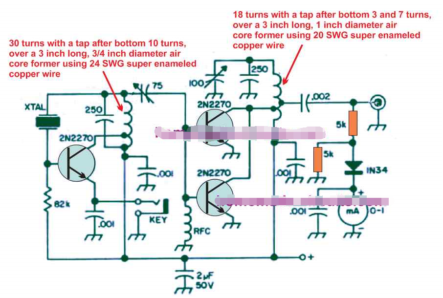 用于80米<b class='flag-5'>业余</b><b class='flag-5'>无线电</b>的发射器接收器电路