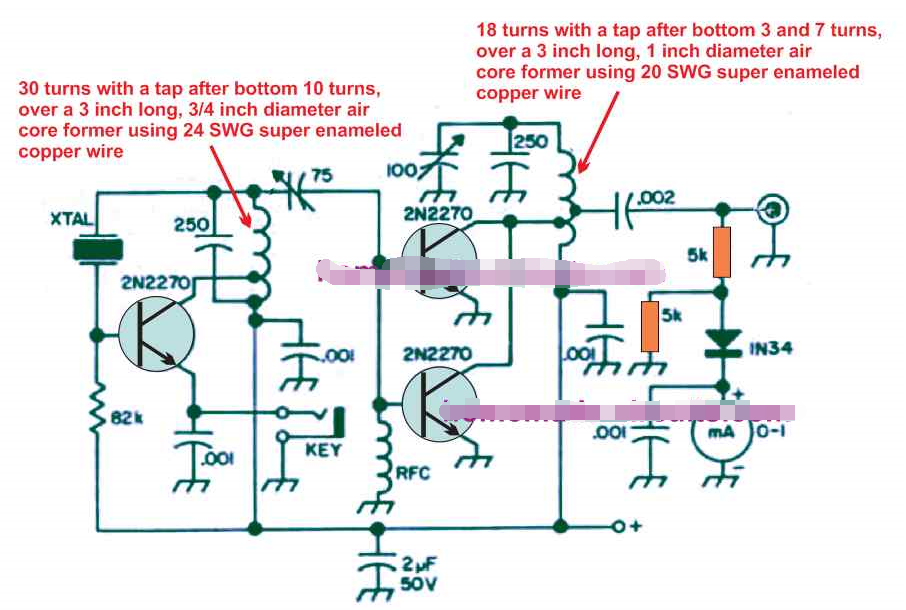 用于80米业余<b class='flag-5'>无线</b>电的<b class='flag-5'>发射</b>器<b class='flag-5'>接收</b>器电路
