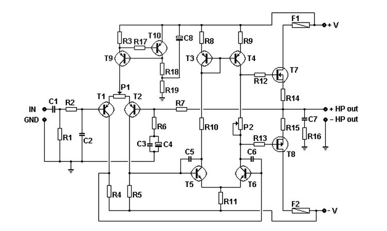 <b class='flag-5'>100W</b>基本MOSFET放大器电路图和PCB布局