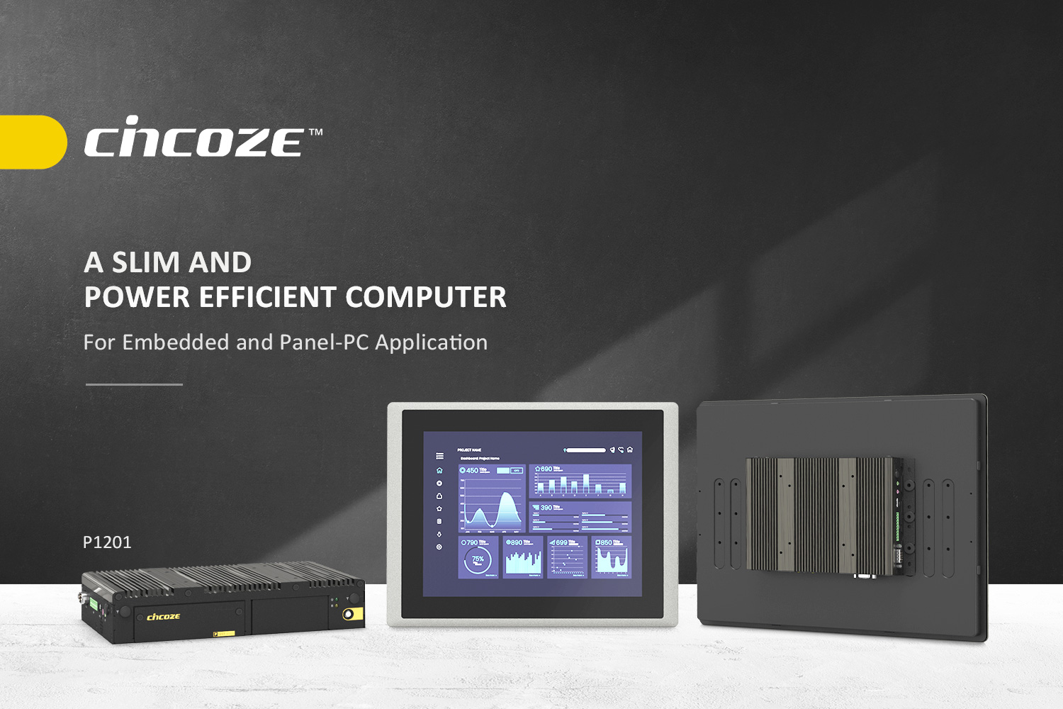 德承发表新款超薄型嵌入式两用电脑P1201系列，兼具效能与弹性