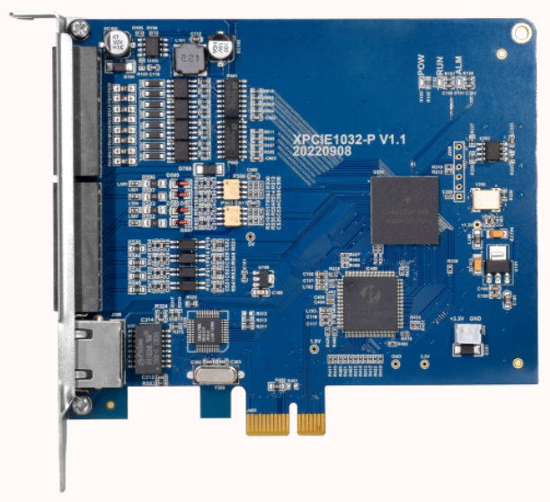 XPCIE1032 — 高速高精，超快交互速率的PCIe EtherCAT实时运动控制卡