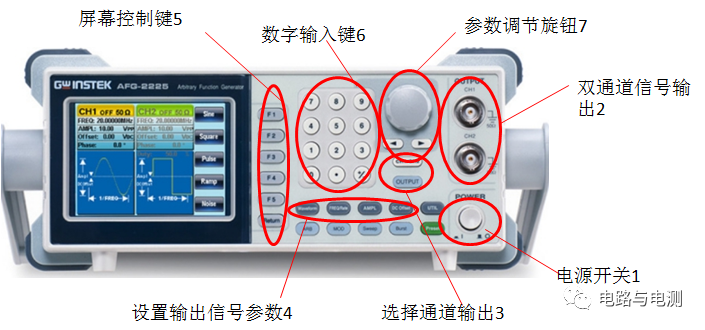 任意函数信号发生器的使用方法