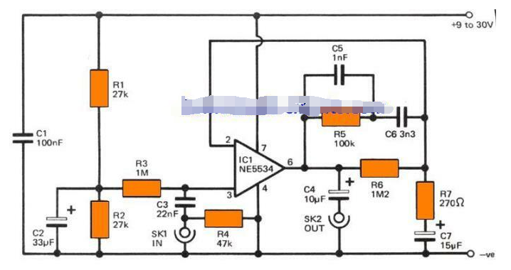 用于2.5mV<b class='flag-5'>信号</b>的运算/<b class='flag-5'>前置放大器</b><b class='flag-5'>电路</b>