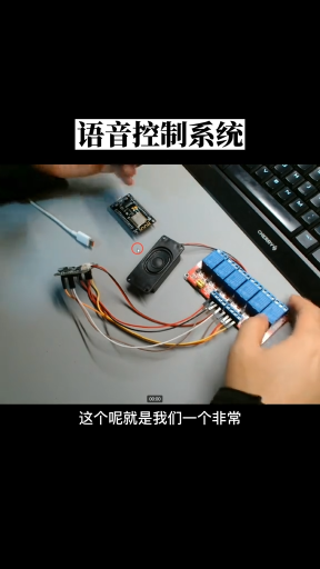 00015 非常简单的离线语音控制系统教程，纯中文配置，不需要编程，会用电脑就能做 #物联网 #单片机开发 