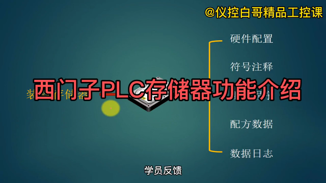 西門子PLC存儲器功能簡介#plc #電工 #工業(yè)自動化 #儀控白哥 #硬聲創(chuàng)作季 