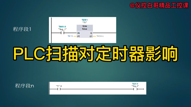 PLC掃描對定時器的影響#plc #電工 #工業(yè)自動化 #硬聲創(chuàng)作季 