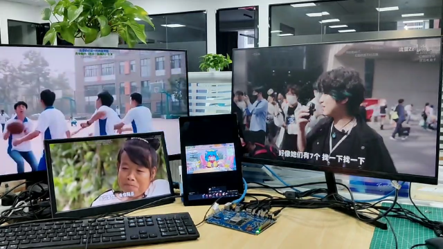 RK3588开发板四屏异显，其核心板已实现全工规/全国产化#嵌入式开发 
