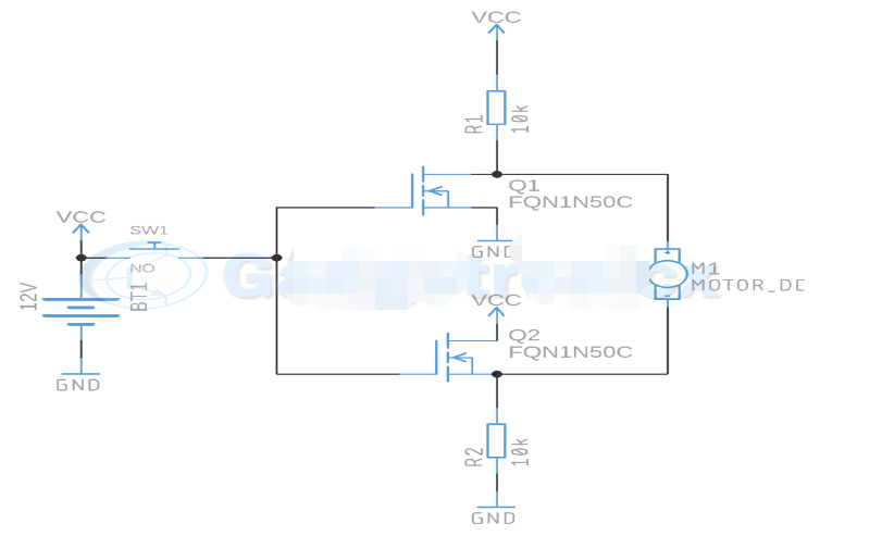 使用單個N溝道MOSFET的<b class='flag-5'>直流電機</b><b class='flag-5'>驅動器</b>電路