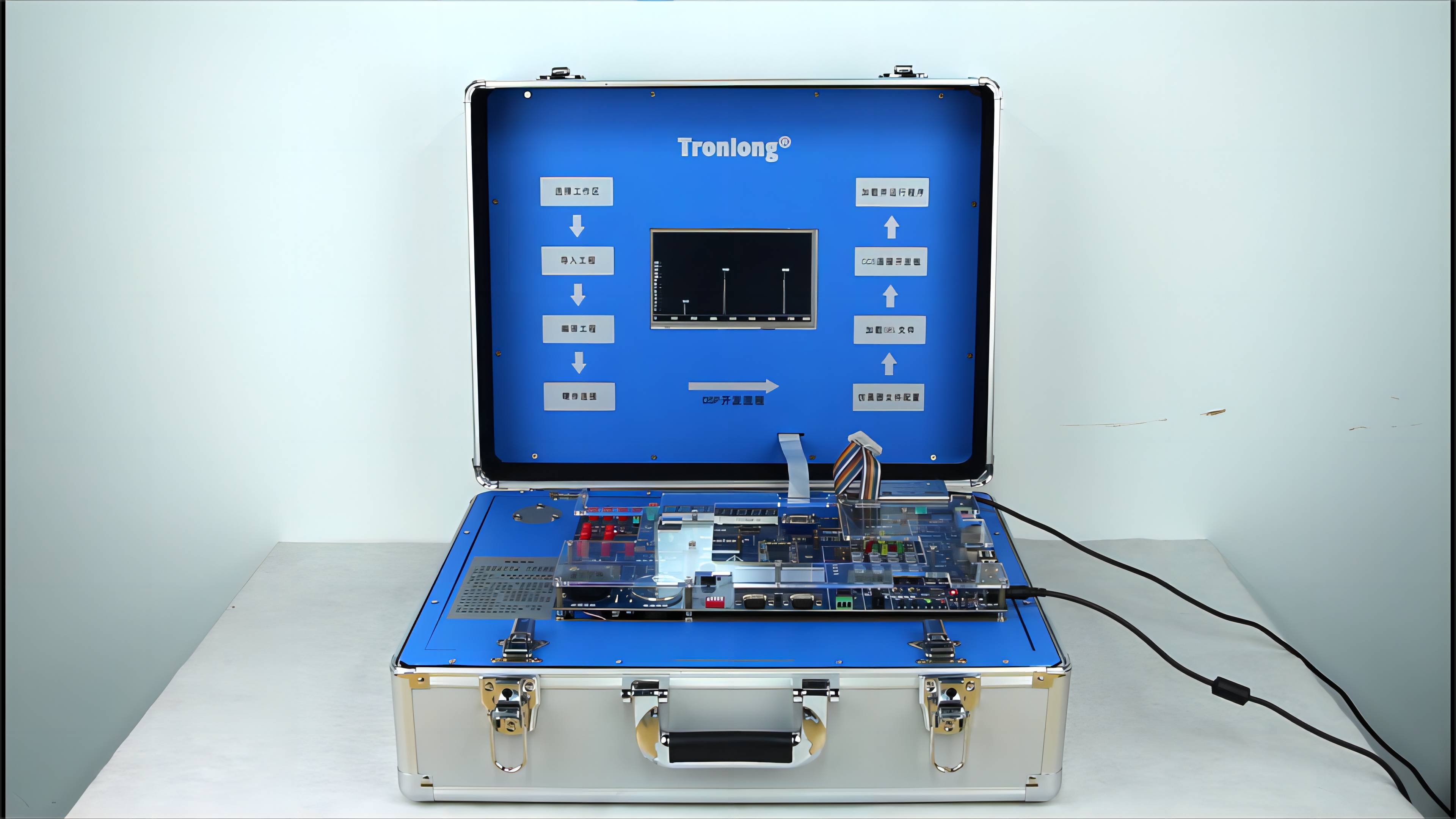 DSP实验箱操作教程：4-8 快速傅立叶变换（FFT）算法（LCD显示） 
#高等教育 #实验仪器 