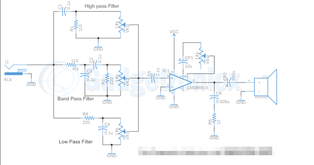 音頻均衡器電路的工作原理解析