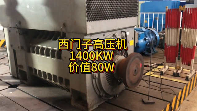 进口西门子高压电机价值80多万功率1400kw 保养更换轴承做动平衡