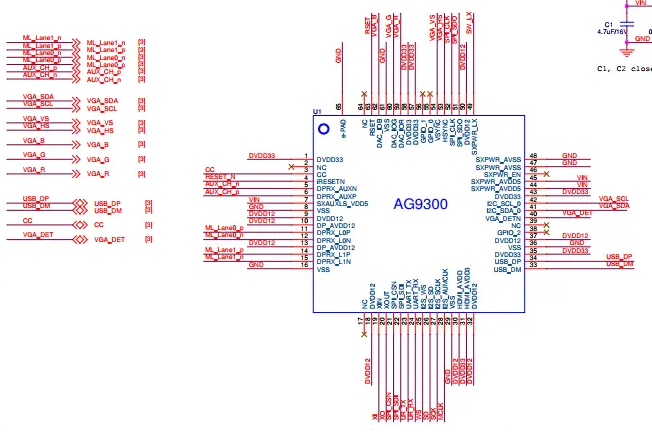 <b class='flag-5'>CS</b>5260设计原理|AG9300替代方案|<b class='flag-5'>CS</b>5260Type-C转<b class='flag-5'>VGA</b>方案   