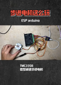 ESP加步进电机这么玩,TMC2208,微型减速步进电机 #步进电机  #arduino  #物联网 