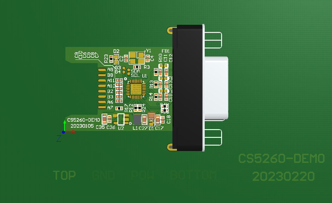 Type-C轉VGA方案|替代AG9300芯片|CS5260規格ASL代理商