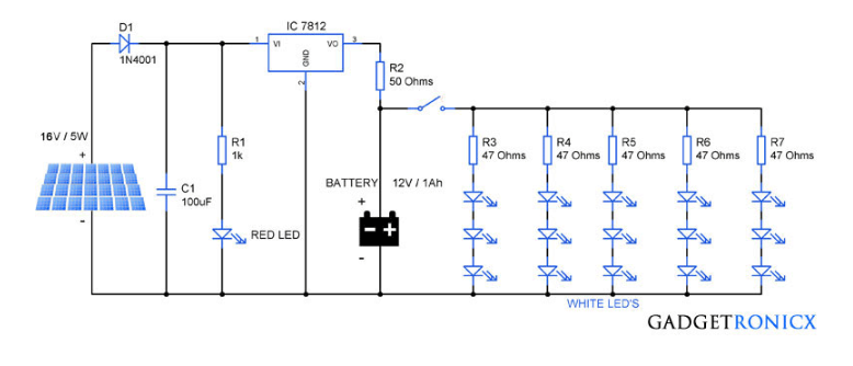 如何建立一个简单的太阳能供电的花园<b class='flag-5'>LED</b>灯？