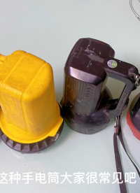 鉛酸電池手提燈改鋰電池充電的，6節電池共12000mah，能用很久了 #拆解 #創客 #鋰電池 