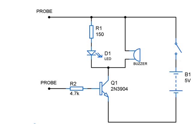 連續(xù)性測試儀電路解析