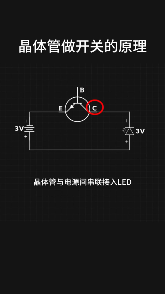 晶體管做電子開關(guān)