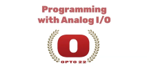 21. PAC Control Programming with Analog IO