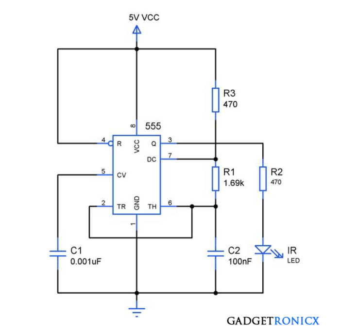 基于IC555的遠程干擾電路