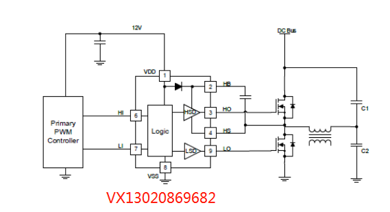 <b class='flag-5'>SCT</b>52A40_ 120V，4A，高频高压侧和低压侧栅极驱动器