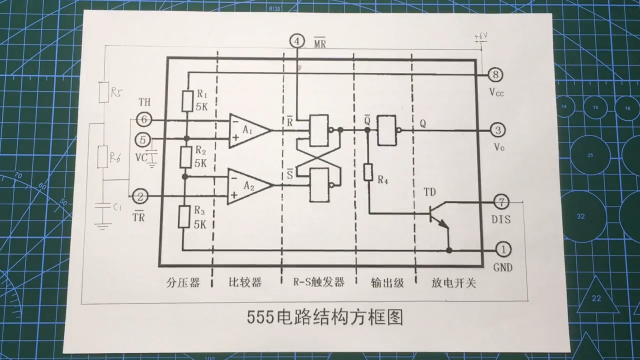 00027 萬(wàn)能芯片NE555定時(shí)器內(nèi)部電路制作多諧振蕩無(wú)穩(wěn)態(tài)觸發(fā)器工作原理 