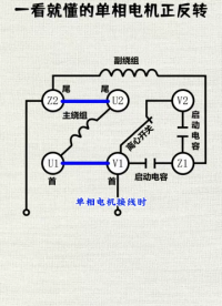 一看就懂的單相電機正反轉