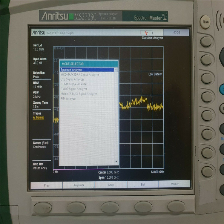 Anritsu安立MS2723B频谱分析仪13GHz
