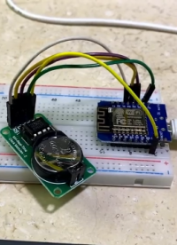 用mqtt控制esp8266設置時鐘模塊ds1302物聯網教程  #編程 #電腦 