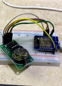 用mqtt控制esp8266設置時鐘模塊ds1302物聯(lián)網(wǎng)教程  #編程 #電腦 