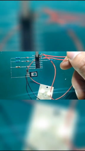 4017制作的3档调光电路 