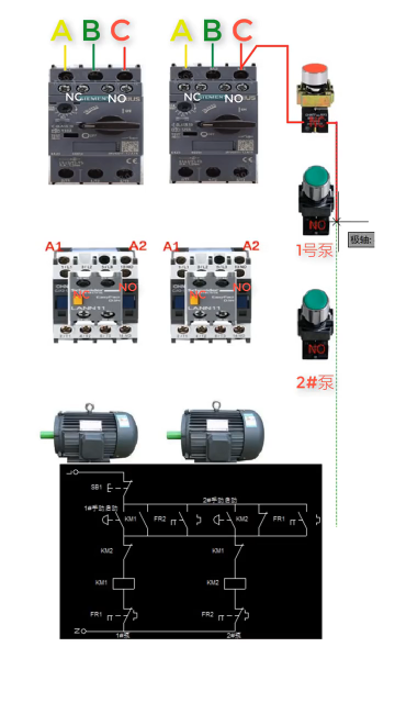 兩臺電動機一用一備怎么來實現？實操分享，通俗易懂#電工知識 #電氣控制#硬聲創作季 