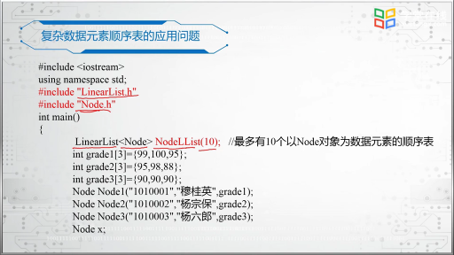 复杂数据元素顺序表的应用问题(3)#程序设计 